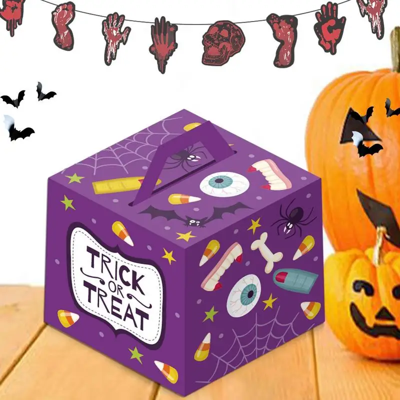 Novelty Halloween Paper Box Halloween Treat Box Trick Or Treat Biscuit Candy Creative Gift Box Halloween Baking Packaging Party
Novelty Halloween Paper Box Halloween Treat Box Trick Or Treat Biscuit Candy Creative Gift Box Halloween Baking Packaging Party