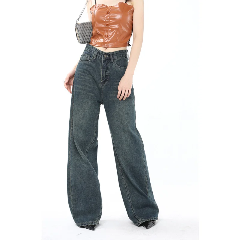 2023Casual slim-fit pants, Fashion High Waisted Jeans Women Straight Jeans Design Streetwear Vintage Baggy Denim Trouser Mom S
2023Casual slim-fit pants, Fashion High Waisted Jeans Women Straight Jeans Design Streetwear Vintage Baggy Denim Trouser Mom S
