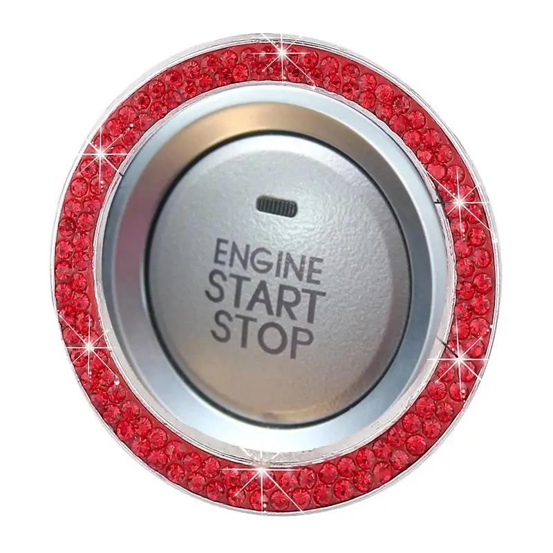 Push To Start Button Bling Rhinestones Car Engine Push To Start Button Ring Automotive Interior Decoration Accessory For Sedans
Push To Start Button Bling Rhinestones Car Engine Push To Start Button Ring Automotive Interior Decoration Accessory For Sedans