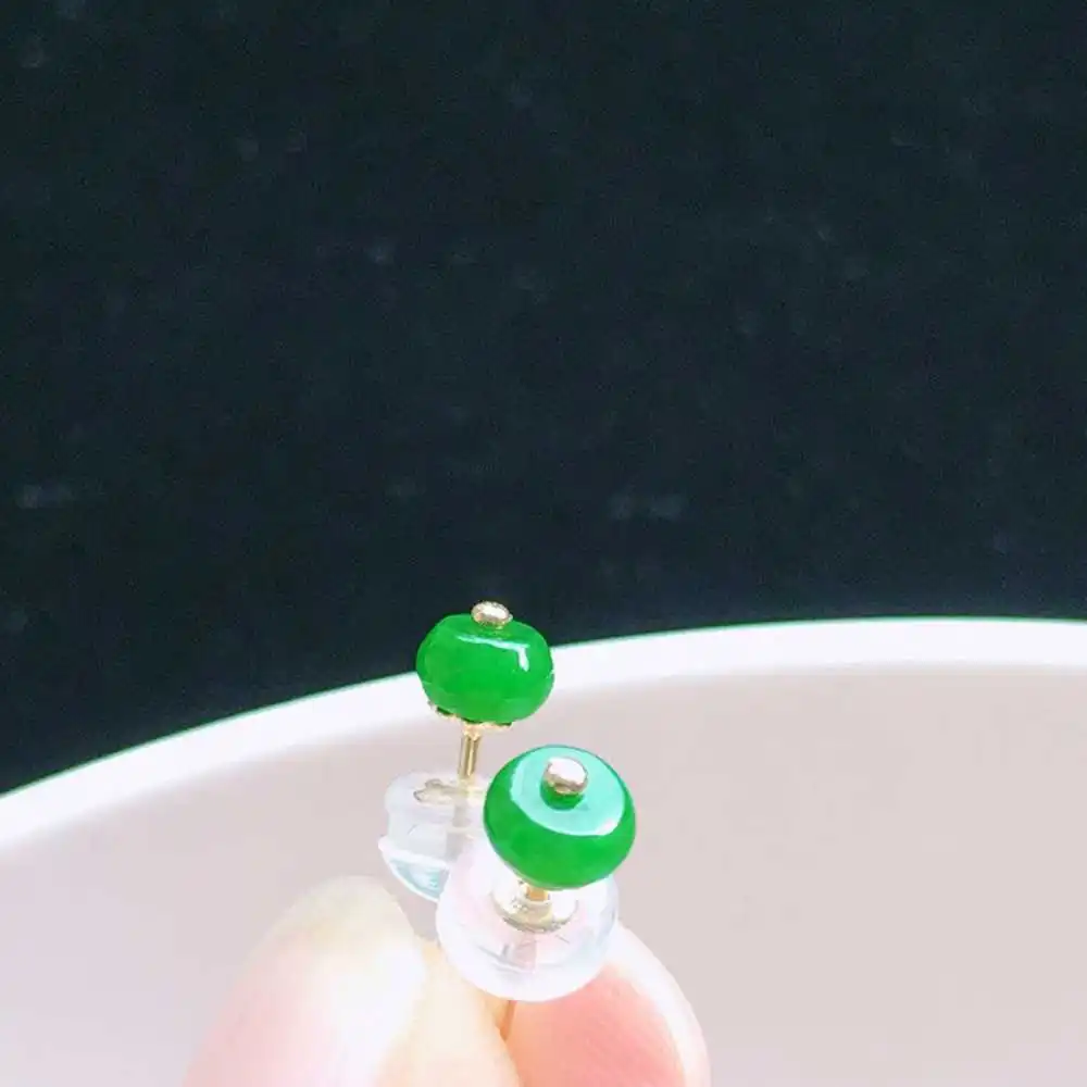 Green Jadeite Jade Earrings Elegant Designer Studs Accessories Christmas Holiday gifts CARNIVAL Halloween Lucky New Year Hook
Green Jadeite Jade Earrings Elegant Designer Studs Accessories Christmas Holiday gifts CARNIVAL Halloween Lucky New Year Hook