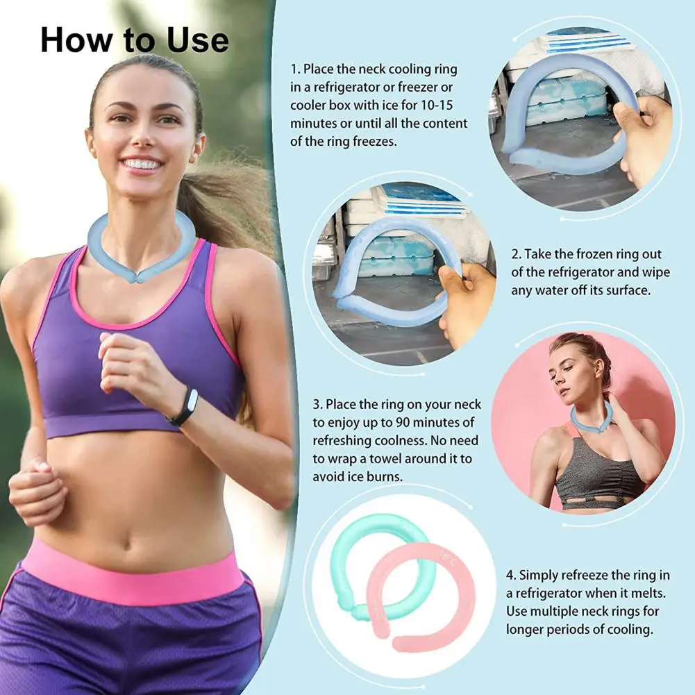 Good Neck Cooler Wearable Reusable Hot Flashes Relief Neck Cooling Wrap Neck Cooling Tube Neck Cooling Wrap
Good Neck Cooler Wearable Reusable Hot Flashes Relief Neck Cooling Wrap Neck Cooling Tube Neck Cooling Wrap