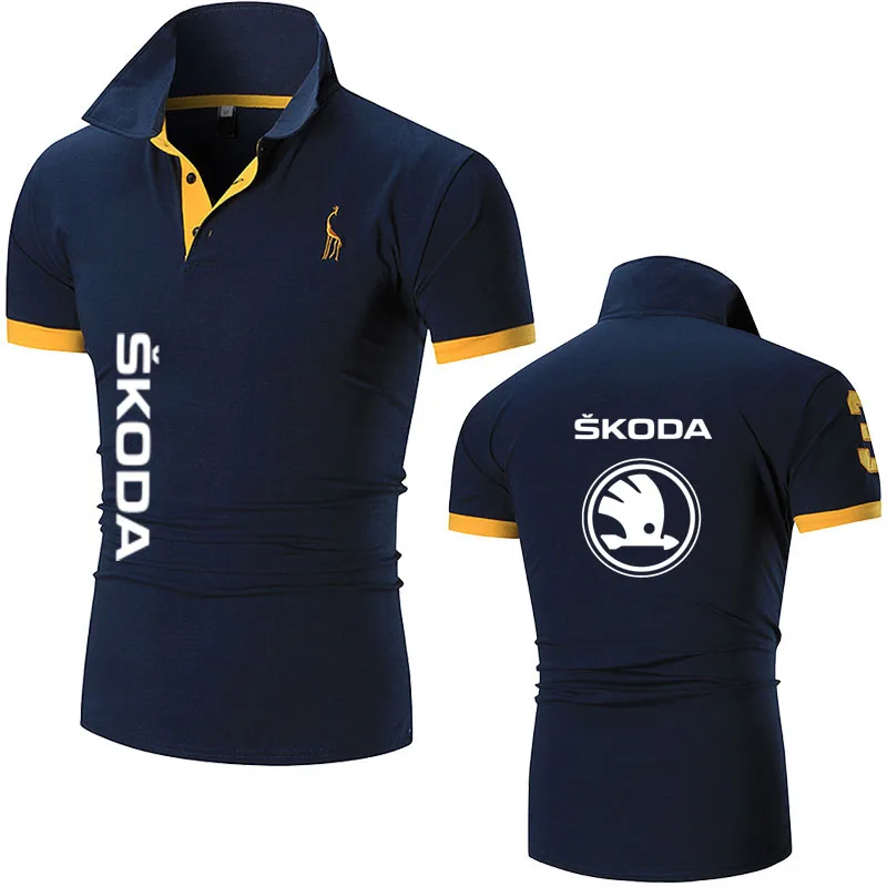 Brand Fawn Embroidery Men's Polo Shirt Golf Shirt cotton Tees top Skoda car logo print Summer hot business T-shirt
Brand Fawn Embroidery Men's Polo Shirt Golf Shirt cotton Tees top Skoda car logo print Summer hot business T-shirt