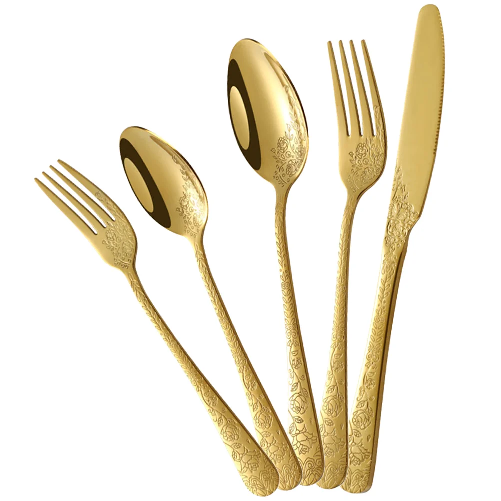 1 Set Smooth Delicate Cutlery Kit Stainless Cutlery Western Cutlery Cutlery for Home Restaurant
1 Set Smooth Delicate Cutlery Kit Stainless Cutlery Western Cutlery Cutlery for Home Restaurant