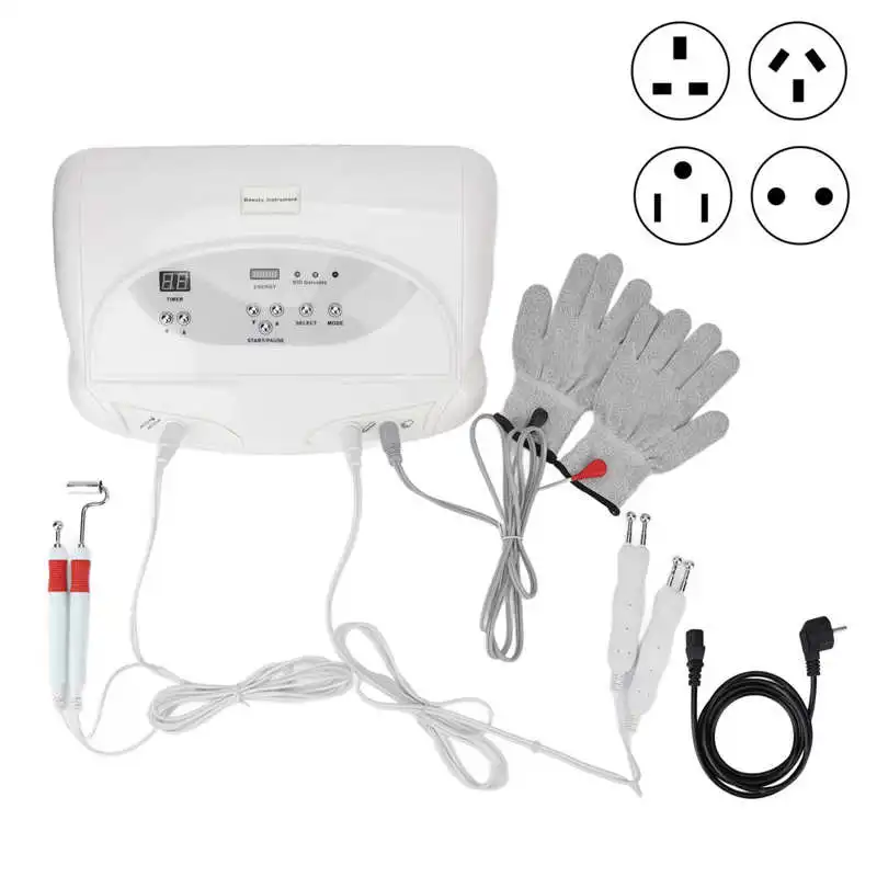 

Electrodes Skin Lifting Machine Wrinkle Removal Facial Tightening Device with BIO Electric Face Lifting Gloves