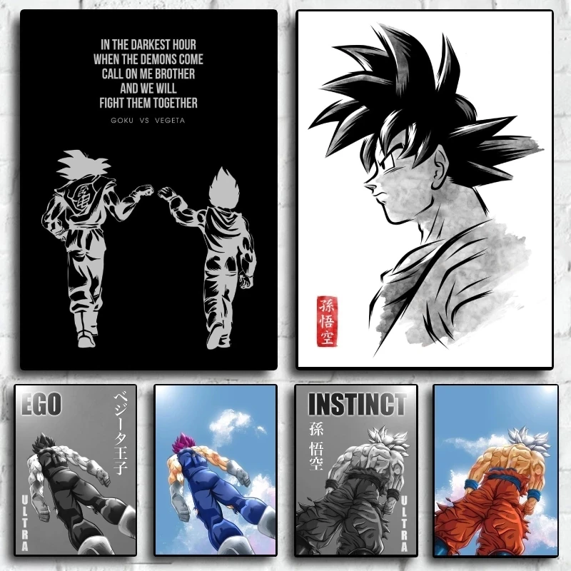 Canvas Dragon Ball Painting Kakarotto Posters SonGohan HD Prints Super Saiyan Wall Art Pictures Kids Room Home Decor With Frame
Canvas Dragon Ball Painting Kakarotto Posters SonGohan HD Prints Super Saiyan Wall Art Pictures Kids Room Home Decor With Frame