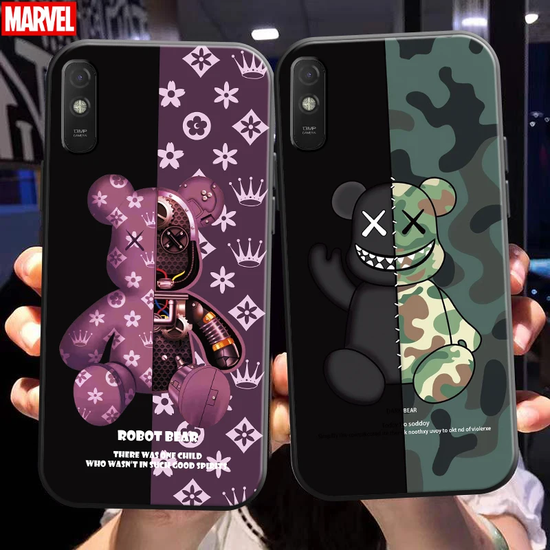 Luxury Fashion Bear For Xiaomi Redmi 9A Phone Case Back Soft Black Silicone Cover Coque Funda
Luxury Fashion Bear For Xiaomi Redmi 9A Phone Case Back Soft Black Silicone Cover Coque Funda
