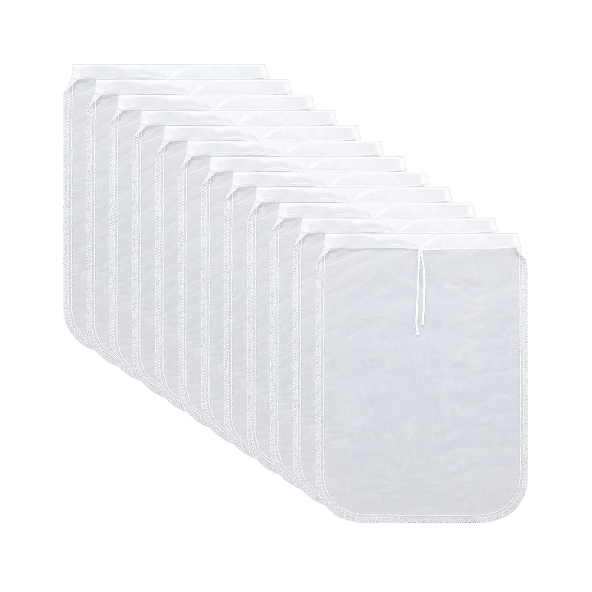 12 Pcs Nut Milk Bag Reusable Food Safe Nylon Bag Strainer Nut Milk Mesh Bag for Straining , Coffee, Juices
12 Pcs Nut Milk Bag Reusable Food Safe Nylon Bag Strainer Nut Milk Mesh Bag for Straining , Coffee, Juices