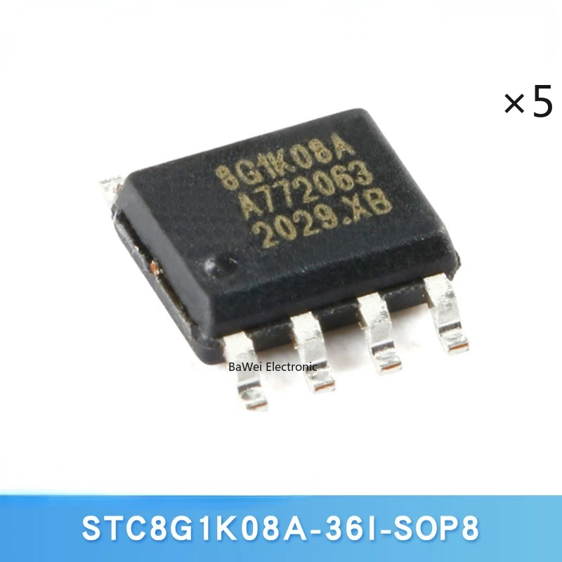 

Original STC8G1K08A-36I-SOP8 Enhanced 1T 8051 microcontroller microcontroller MCU (5pcs)
