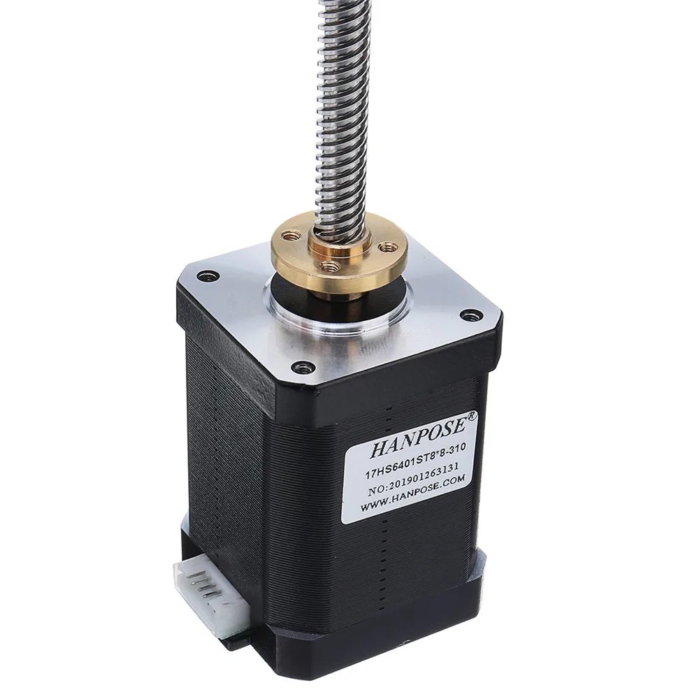 17HS6401-S T8x8 100-500mm Stepper Motor 72Ncm High Torque Low Noise Motor 4-lead 1.7A 42 Motor For 3D printer Medical Machinery
17HS6401-S T8x8 100-500mm Stepper Motor 72Ncm High Torque Low Noise Motor 4-lead 1.7A 42 Motor For 3D printer Medical Machinery