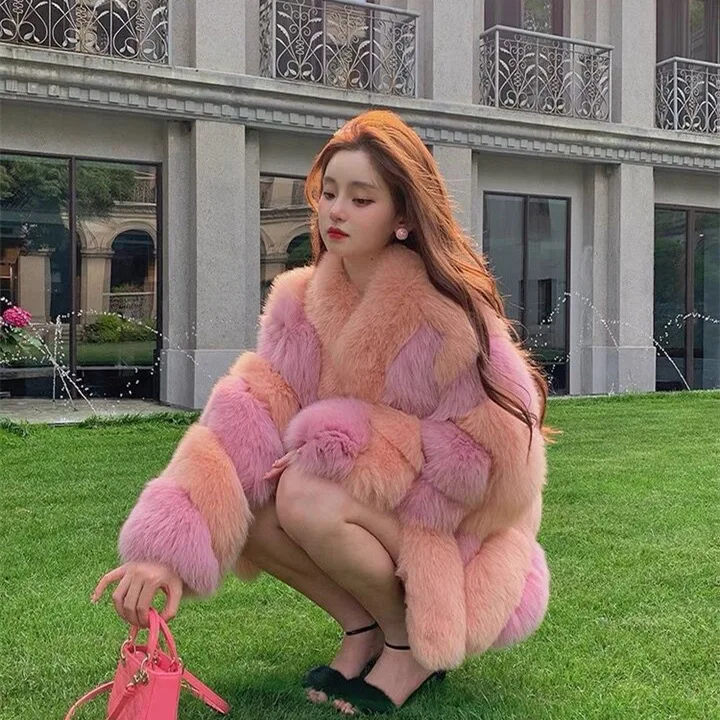 Whole Leather Fox Fur Coat, Women's Celebrity, Fashionable Atmosphere, Winter Warmth and Wealth, 2022 New Model
Whole Leather Fox Fur Coat, Women's Celebrity, Fashionable Atmosphere, Winter Warmth and Wealth, 2022 New Model