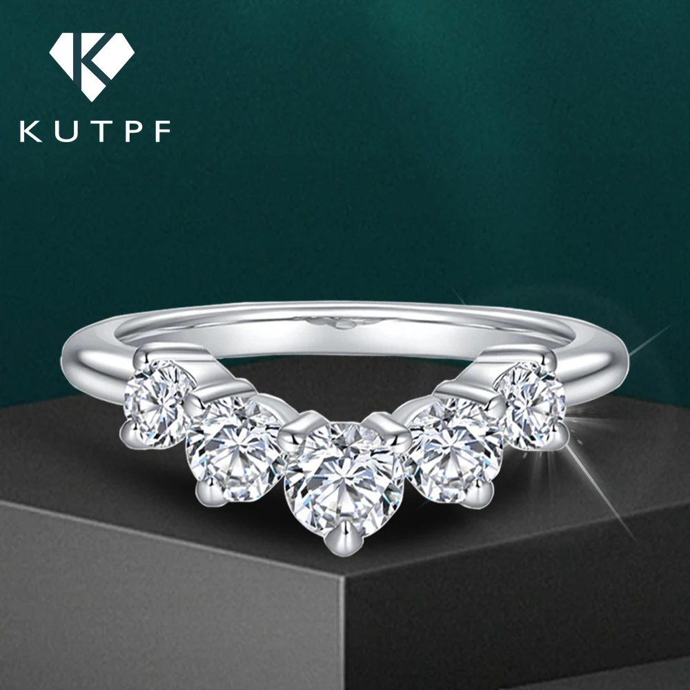 Gra Certified 0.9carat Full Moissanite Diamond Wedding Ring Band S925 Sterling Silver V-Shape Stacked Engagement Ring for Women
Gra Certified 0.9carat Full Moissanite Diamond Wedding Ring Band S925 Sterling Silver V-Shape Stacked Engagement Ring for Women