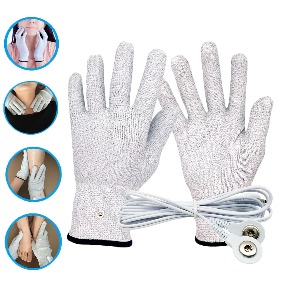 Fiber Conductive Massage Gloves Electro Shock Gloves With Wire For Pulse Massager Electric Acupuncture Tens Physiotherapy Device
Fiber Conductive Massage Gloves Electro Shock Gloves With Wire For Pulse Massager Electric Acupuncture Tens Physiotherapy Device