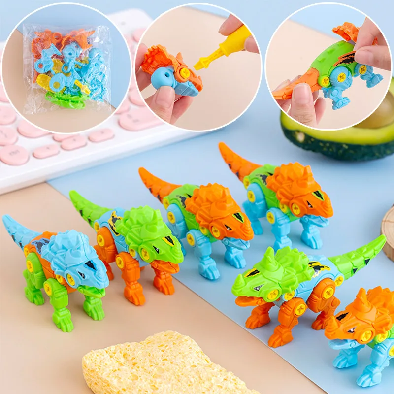 5Pcs DIY Assembly Screw Dinosaur Intelligence Toys for Kids Birthday Party Favors Boy Girl Guests Treat Bag Gift Pinata Fillers
5Pcs DIY Assembly Screw Dinosaur Intelligence Toys for Kids Birthday Party Favors Boy Girl Guests Treat Bag Gift Pinata Fillers