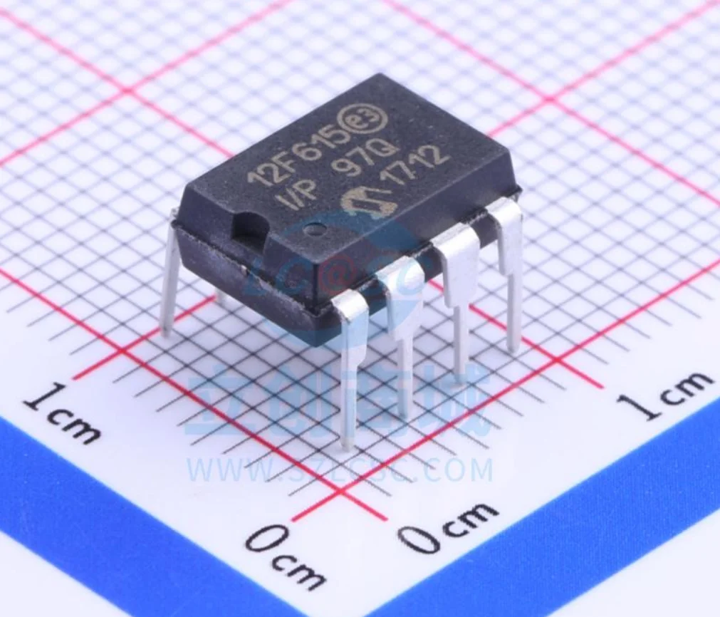 100% New Original PIC12F615-I/P Package DIP-8 New Original Genuine Microcontroller (MCU/MPU/SOC) IC Chi
100% New Original PIC12F615-I/P Package DIP-8 New Original Genuine Microcontroller (MCU/MPU/SOC) IC Chi