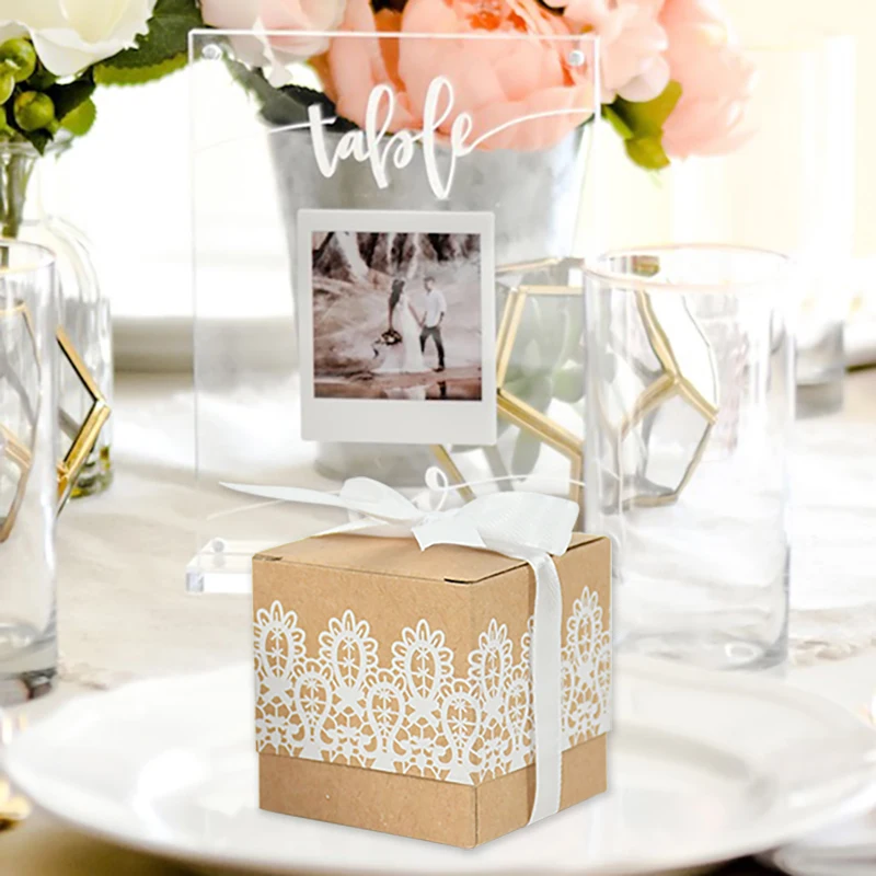 10pcs Personalized Creative Lace Bow Candy Gift Box Kraft with Ribbons Wedding Birthday Party Mini Candy fondant Packaging Boxes
10pcs Personalized Creative Lace Bow Candy Gift Box Kraft with Ribbons Wedding Birthday Party Mini Candy fondant Packaging Boxes