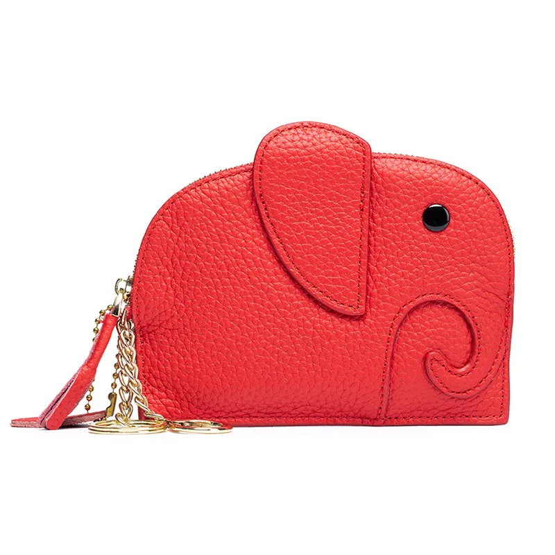 First Layer Cow Leather Girl Handbags Wallet 1 Card Slot Key Ring Versatile Lady Lovely Elephant Bags Neat Animal Coin Purses
First Layer Cow Leather Girl Handbags Wallet 1 Card Slot Key Ring Versatile Lady Lovely Elephant Bags Neat Animal Coin Purses