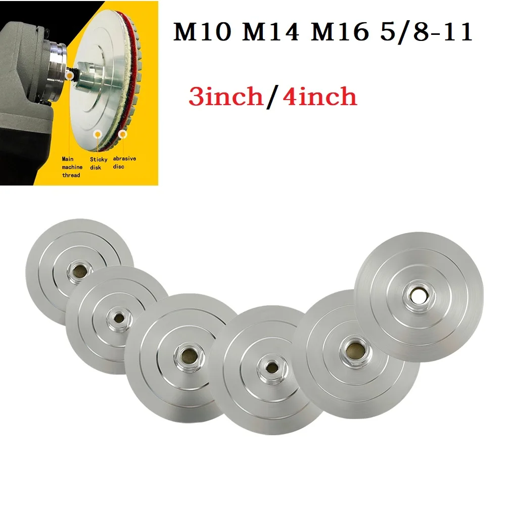 1pc Polishing Pad Buffing Pads 4inch Backer Pad Diamond Polishing Pad Aluminum Base Backing Holder M14 M10 M16
1pc Polishing Pad Buffing Pads 4inch Backer Pad Diamond Polishing Pad Aluminum Base Backing Holder M14 M10 M16
