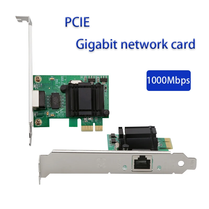RJ45 port RJ-45 LAN Adapter for Intel 82574 Game PCIE Card 10/100/1000mbps for Desktop PC PCI-E X1 Gigabit Ethernet Network Card
RJ45 port RJ-45 LAN Adapter for Intel 82574 Game PCIE Card 10/100/1000mbps for Desktop PC PCI-E X1 Gigabit Ethernet Network Card