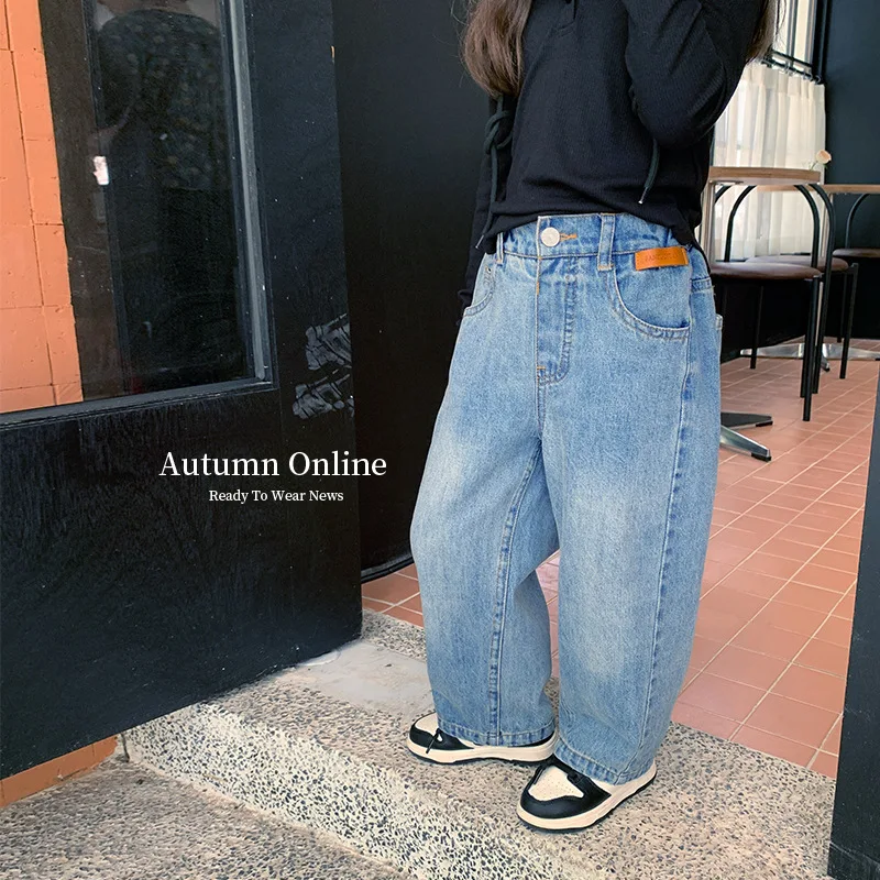 New Clothes Children Fly Casual Kids Loose Korean Fashion Button Loose Autumn Jeans Label 2022 Autumn Spring Jeans
New Clothes Children Fly Casual Kids Loose Korean Fashion Button Loose Autumn Jeans Label 2022 Autumn Spring Jeans