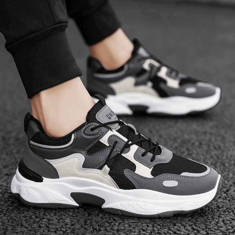 2023 Men's Summer Knitted Mesh Breathable Sneaker Casual Matching Elevated Air Cushion Shoes Outdoor Running Fitness Footwear
2023 Men's Summer Knitted Mesh Breathable Sneaker Casual Matching Elevated Air Cushion Shoes Outdoor Running Fitness Footwear