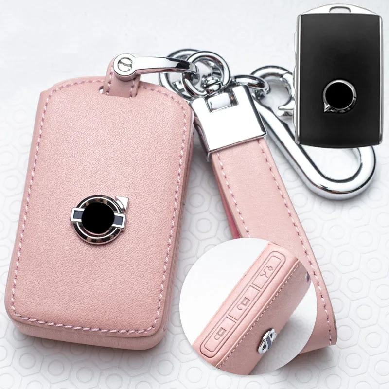 Leather Car Key Cover Case Holder For Volvo XC40 XC60 S40 S60 S90 XC90 V60 V90 S60L S80L T5 T6 T8 C70 D5 V40 V50 C30 Accessories
Leather Car Key Cover Case Holder For Volvo XC40 XC60 S40 S60 S90 XC90 V60 V90 S60L S80L T5 T6 T8 C70 D5 V40 V50 C30 Accessories
