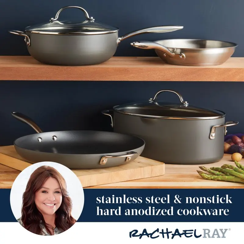 Gorgeous Anodized Non-Stick 4 Quart Gray Saucier Saucepan with Helper Handle and Lid - Perfect for Home Cooking!
Gorgeous Anodized Non-Stick 4 Quart Gray Saucier Saucepan with Helper Handle and Lid - Perfect for Home Cooking!