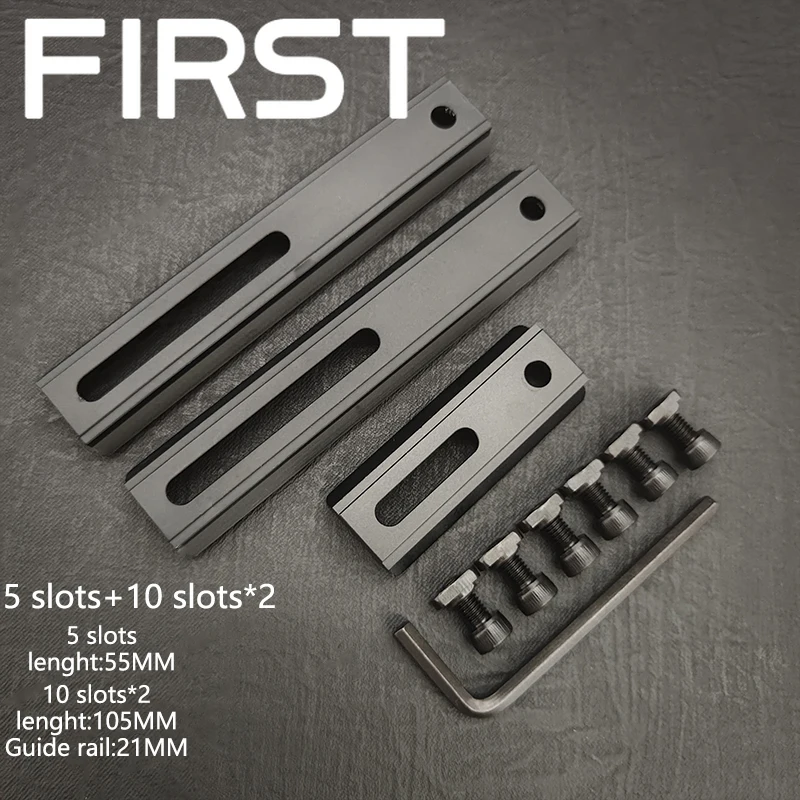 Adjustable hole spacing rails 21mm Rail total length 135mm 105MM 75mm 55MM 5/7/10/13Slots Rail Mlok keymod Hunting Accessories
Adjustable hole spacing rails 21mm Rail total length 135mm 105MM 75mm 55MM 5/7/10/13Slots Rail Mlok keymod Hunting Accessories