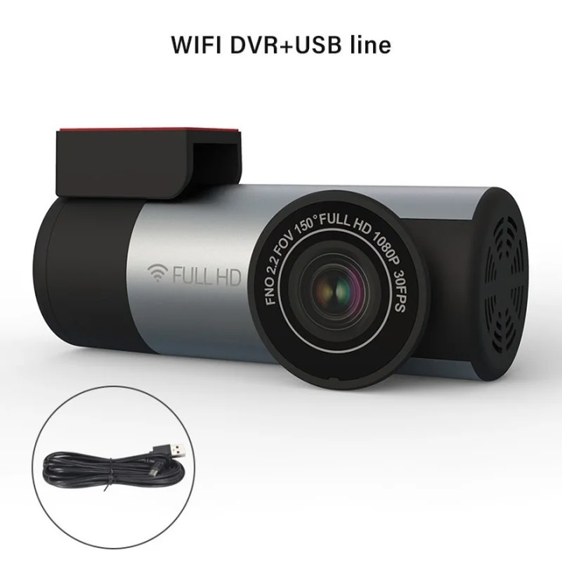 

1080P W10 Hidden Wifi Driving Recorder 150 degree DVR High-definition Night Vision Windshield Night Vision Drive Dashcam