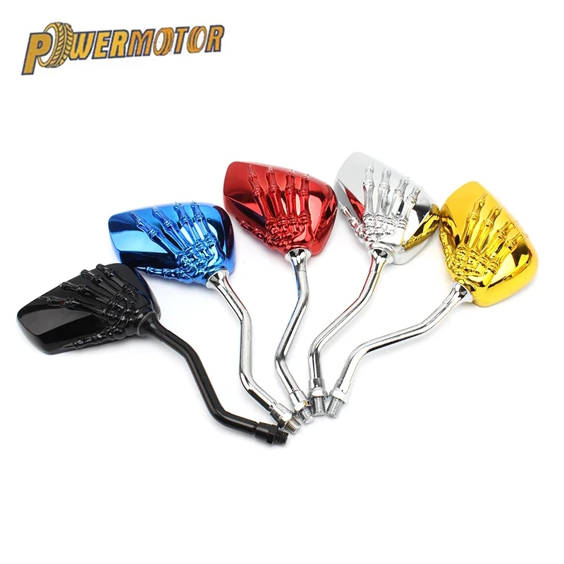Universal Motorcycle Rearview Mirror With 8mm/10mm Screw Scooter Back Side Mirror Modification Skull Craw Refit Motorbike Side
Universal Motorcycle Rearview Mirror With 8mm/10mm Screw Scooter Back Side Mirror Modification Skull Craw Refit Motorbike Side