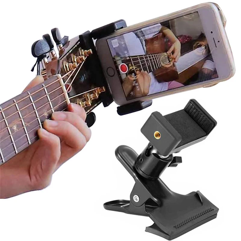 Guitar Head Clip Mobile Phone Holder Broadcast Bracket Stand Tripod Clip Clamp For Home Music Recording Support All Phone Stand
Guitar Head Clip Mobile Phone Holder Broadcast Bracket Stand Tripod Clip Clamp For Home Music Recording Support All Phone Stand