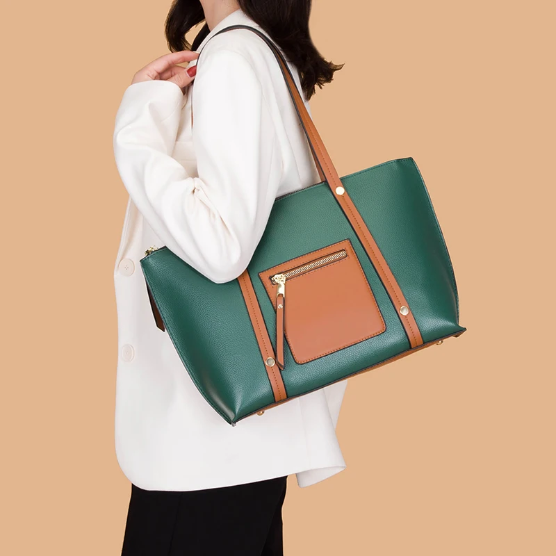 Brand Shoulder Messenger Tote Bag 3 Pieces Large Capacity Solid Leather Designer Wallet Handbags for Women Purses and Handbags
Brand Shoulder Messenger Tote Bag 3 Pieces Large Capacity Solid Leather Designer Wallet Handbags for Women Purses and Handbags