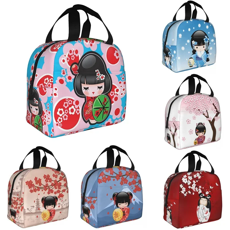 Japanese Keiko Kokeshi Doll Insulated Lunch Bag Cute Design Kimono Geisha Dolls Girls Cooler Thermal Bento Box Lunch Boxes
Japanese Keiko Kokeshi Doll Insulated Lunch Bag Cute Design Kimono Geisha Dolls Girls Cooler Thermal Bento Box Lunch Boxes