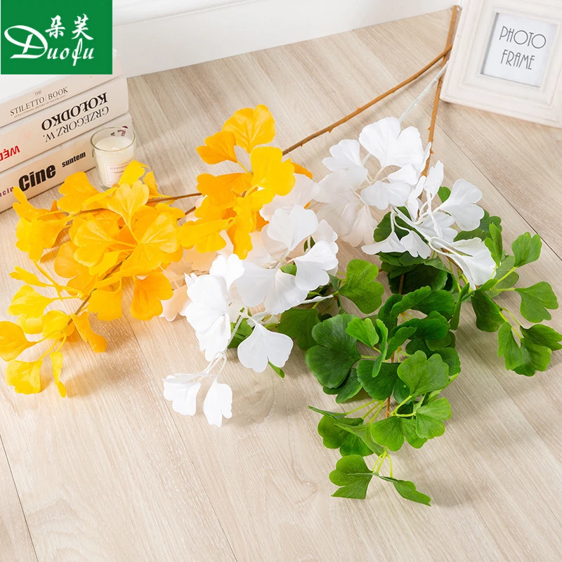 Artificial Flowers Plants Golden Green Ginkgo Leaves Wutong Leaves Home Garden Decorate
Artificial Flowers Plants Golden Green Ginkgo Leaves Wutong Leaves Home Garden Decorate