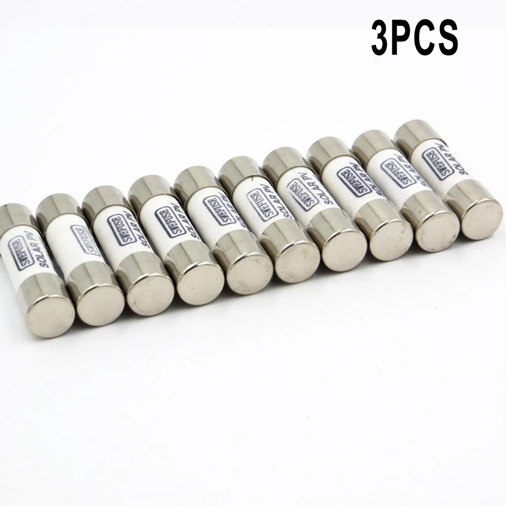 3pcs Fast Quick Blow Glass Tube Box PV DC Fuse 10/15/20/30A 1000V For Sockets In Fuse Boxes Cookware Small Shower Circuits
3pcs Fast Quick Blow Glass Tube Box PV DC Fuse 10/15/20/30A 1000V For Sockets In Fuse Boxes Cookware Small Shower Circuits