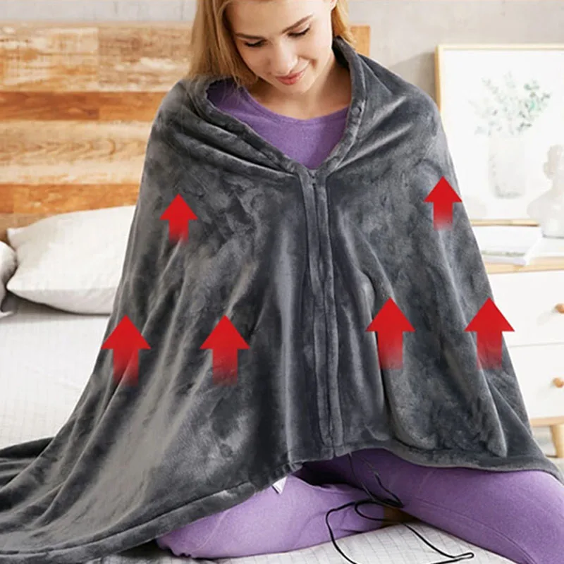 Usb Heated Blanket Gray Electric Portable Heater Blankets Washable Office Mantas De Cama Invierno Winter Heating Blank Flannel
Usb Heated Blanket Gray Electric Portable Heater Blankets Washable Office Mantas De Cama Invierno Winter Heating Blank Flannel