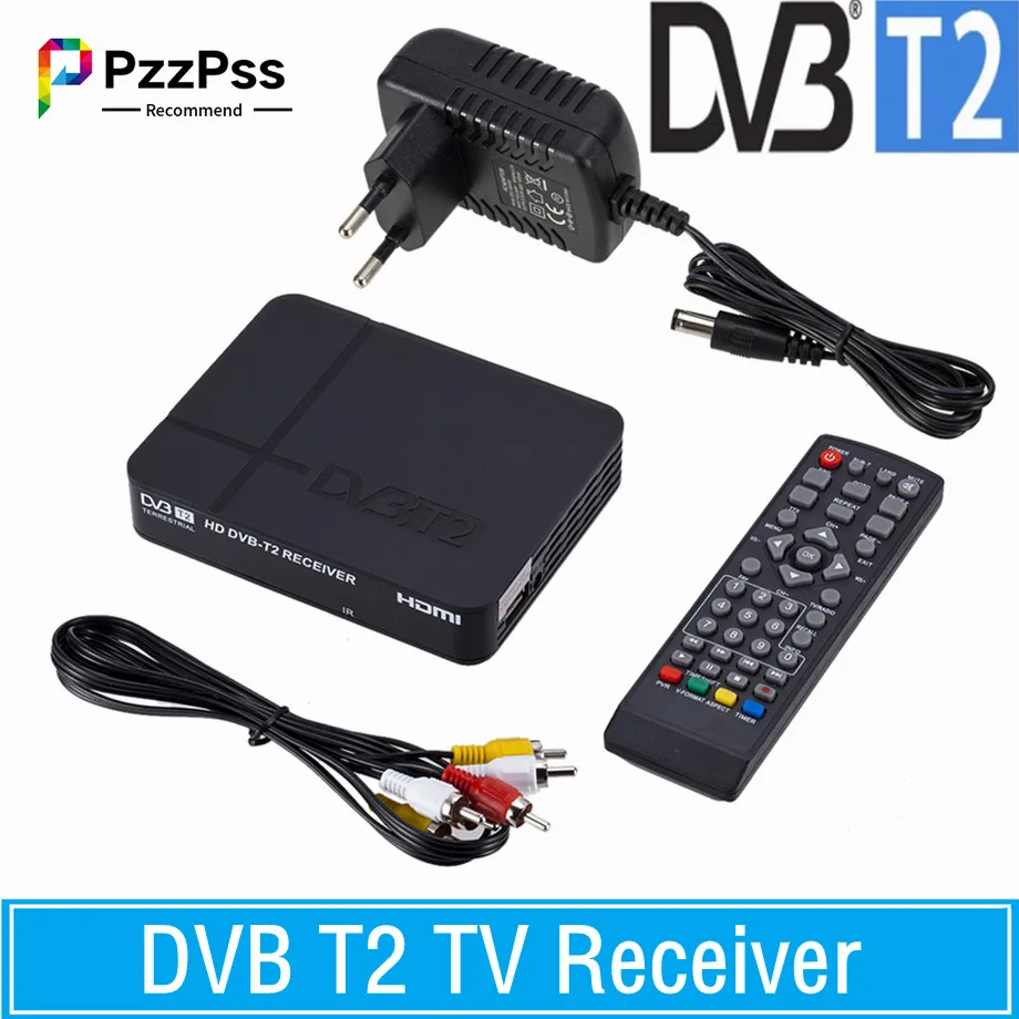 PzzPss TV box DVB T2 Digital TV Terrestrial Receiver MPEG-2/-4 H.264 Support HDMI Set TV Box For Europe/Russian/Columbia
PzzPss TV box DVB T2 Digital TV Terrestrial Receiver MPEG-2/-4 H.264 Support HDMI Set TV Box For Europe/Russian/Columbia
