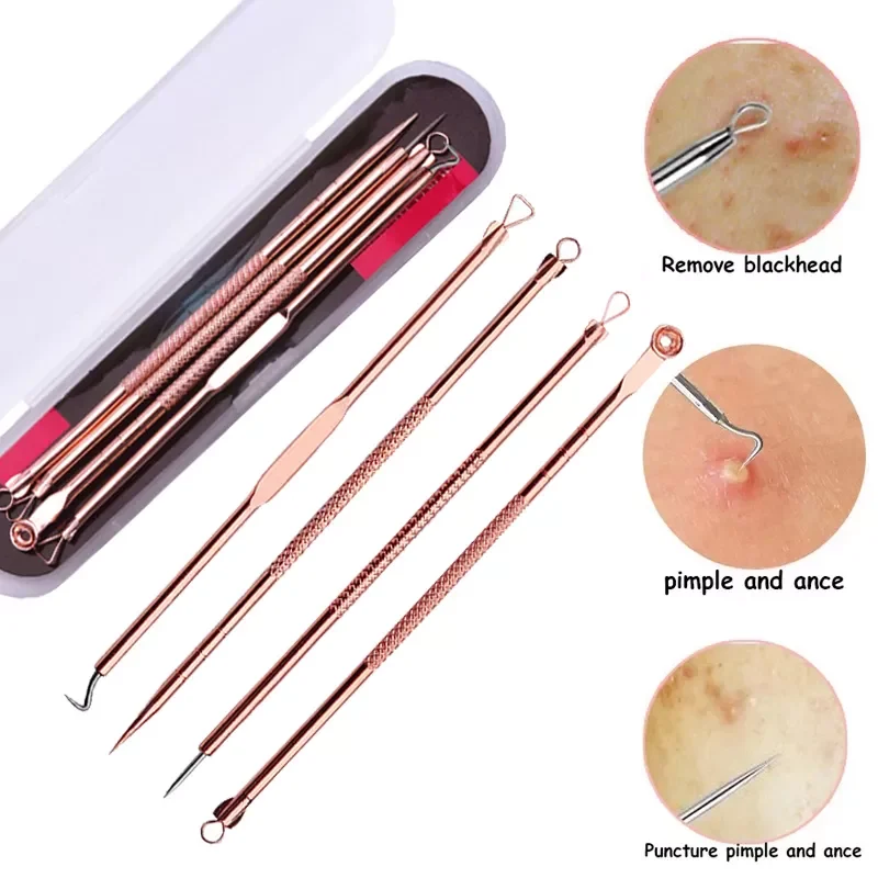 NEW Comedone Acne Needle Remover Tool Kit Clip Pimple Spoon for Face Skin Care Tool Needles Facial Pore Cleaner
NEW Comedone Acne Needle Remover Tool Kit Clip Pimple Spoon for Face Skin Care Tool Needles Facial Pore Cleaner