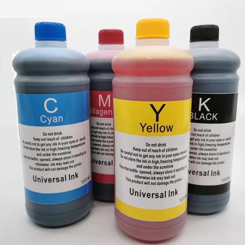 1000ML 1KG Liter Black C M Y Refill Dye Based Ink Kit Replacement For Epson Canon HP Brother Lexmark Samsung Dell Inkjet Printer
1000ML 1KG Liter Black C M Y Refill Dye Based Ink Kit Replacement For Epson Canon HP Brother Lexmark Samsung Dell Inkjet Printer