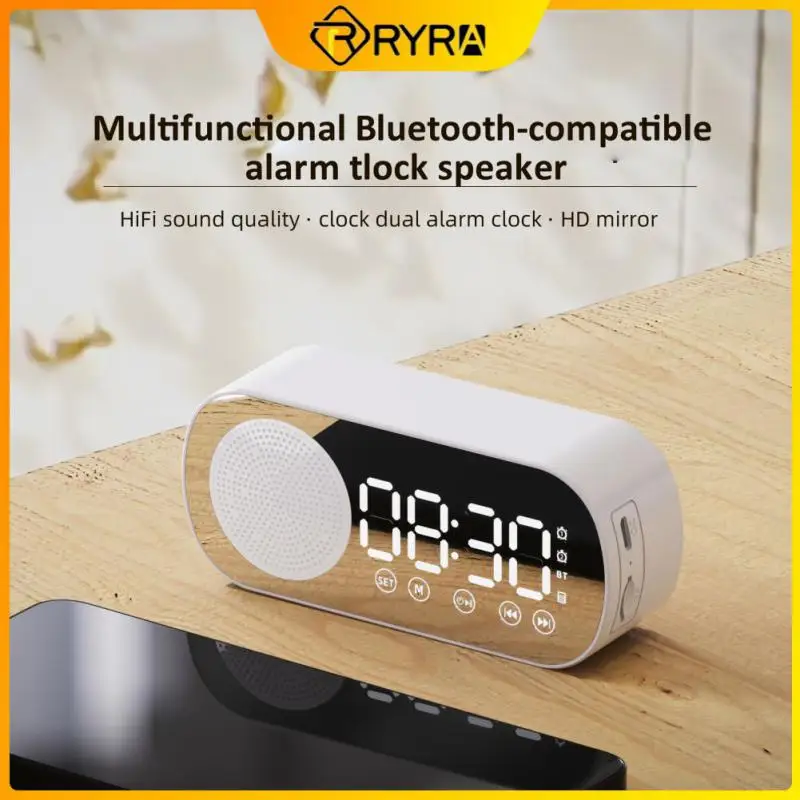 RYRA Subwoofer FM Radio Protable Bluetooth Speaker Wireless Speake Mirror Alarm Clock Multi-Function 5.0 Bluetooth-compatible
RYRA Subwoofer FM Radio Protable Bluetooth Speaker Wireless Speake Mirror Alarm Clock Multi-Function 5.0 Bluetooth-compatible