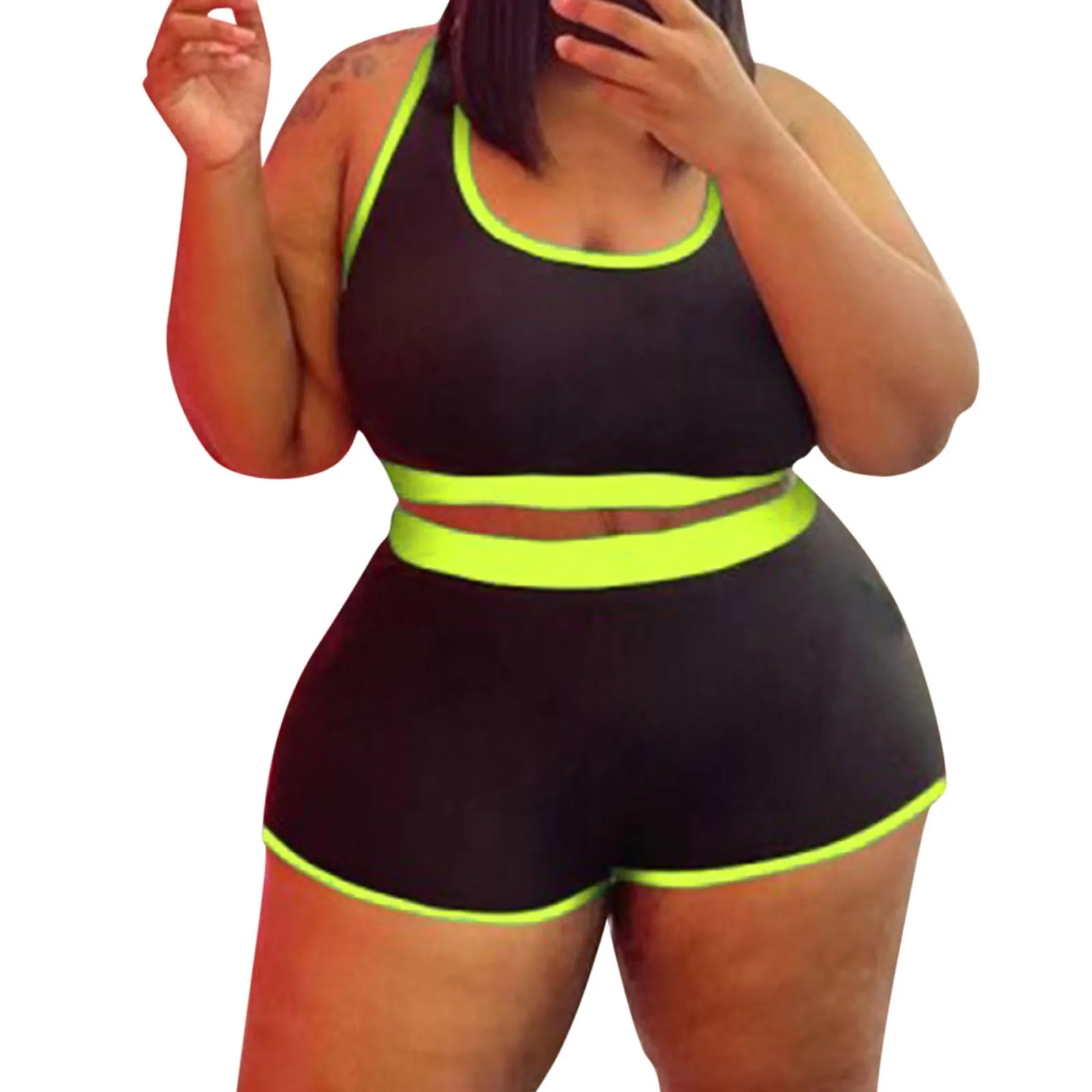 Bathing Size Short Strap Plus Bikini Swimsuit Print Women Sexy Swimwear Vest Two-Piece Pant Swimwears Swimwears Women's swimsuit
Bathing Size Short Strap Plus Bikini Swimsuit Print Women Sexy Swimwear Vest Two-Piece Pant Swimwears Swimwears Women's swimsuit