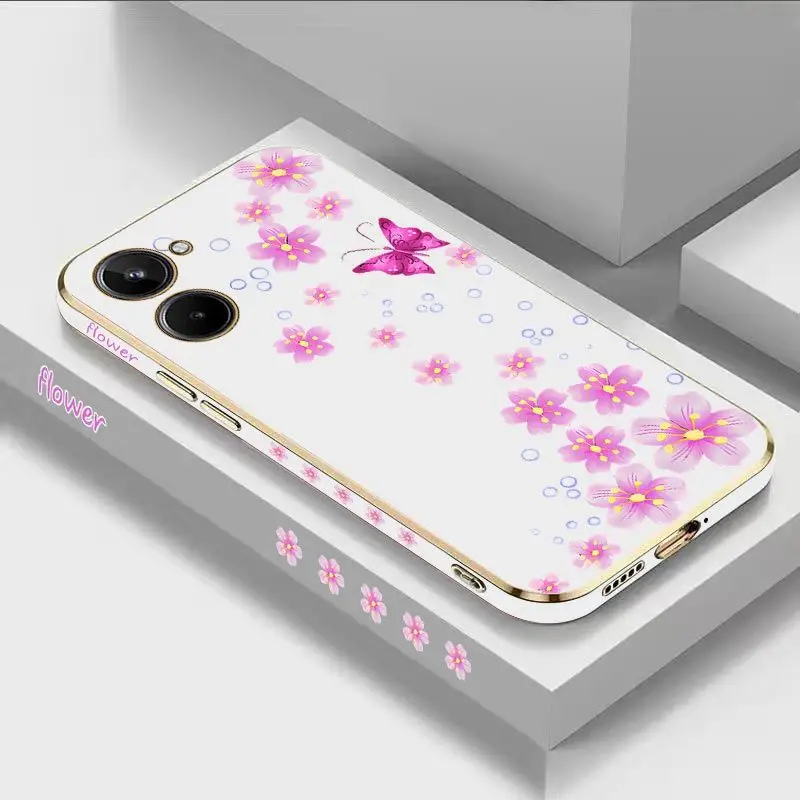 Cherry Butterfly Luxury Plating Phone Case For OPPO Realme 10 9 9i 8 8i 7 7i C30 C31 C35 C20 C21Y C25 C25S Cover 
Cherry Butterfly Luxury Plating Phone Case For OPPO Realme 10 9 9i 8 8i 7 7i C30 C31 C35 C20 C21Y C25 C25S Cover