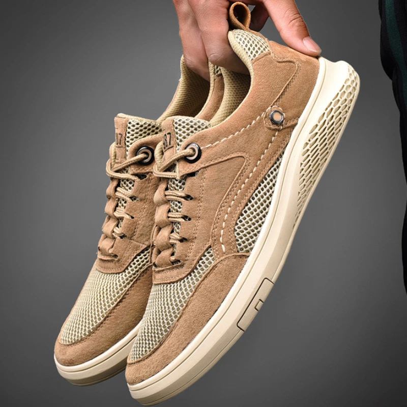 Casual Breathable Sneakers Men Comfortable Lace Up Trainers Korean Style Fashion Walking Vulcanized Shoes Chaussure Homme
Casual Breathable Sneakers Men Comfortable Lace Up Trainers Korean Style Fashion Walking Vulcanized Shoes Chaussure Homme