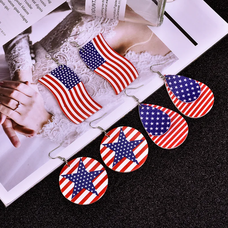 USA Independence Day Ear Pendants Fourth Of July Party Earring Celebrate US Independence Day Gifts Kids Favor
USA Independence Day Ear Pendants Fourth Of July Party Earring Celebrate US Independence Day Gifts Kids Favor