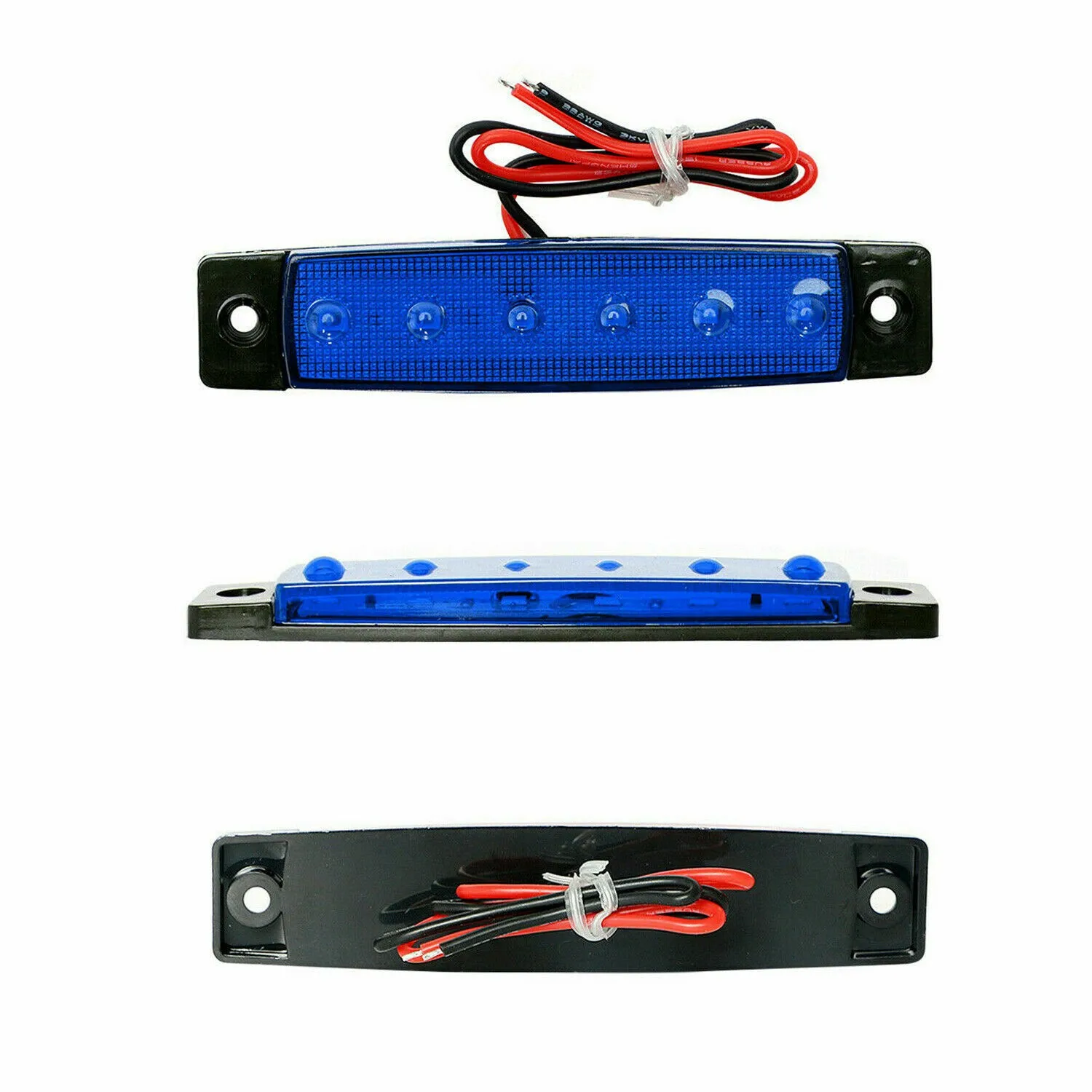 12Pcs Boat Lights 6 LED DC12/24V Boat Marine Grade Waterproof Blue LED Courtesy Lights Stair Deck Turn Signal Lighting Taillight
12Pcs Boat Lights 6 LED DC12/24V Boat Marine Grade Waterproof Blue LED Courtesy Lights Stair Deck Turn Signal Lighting Taillight