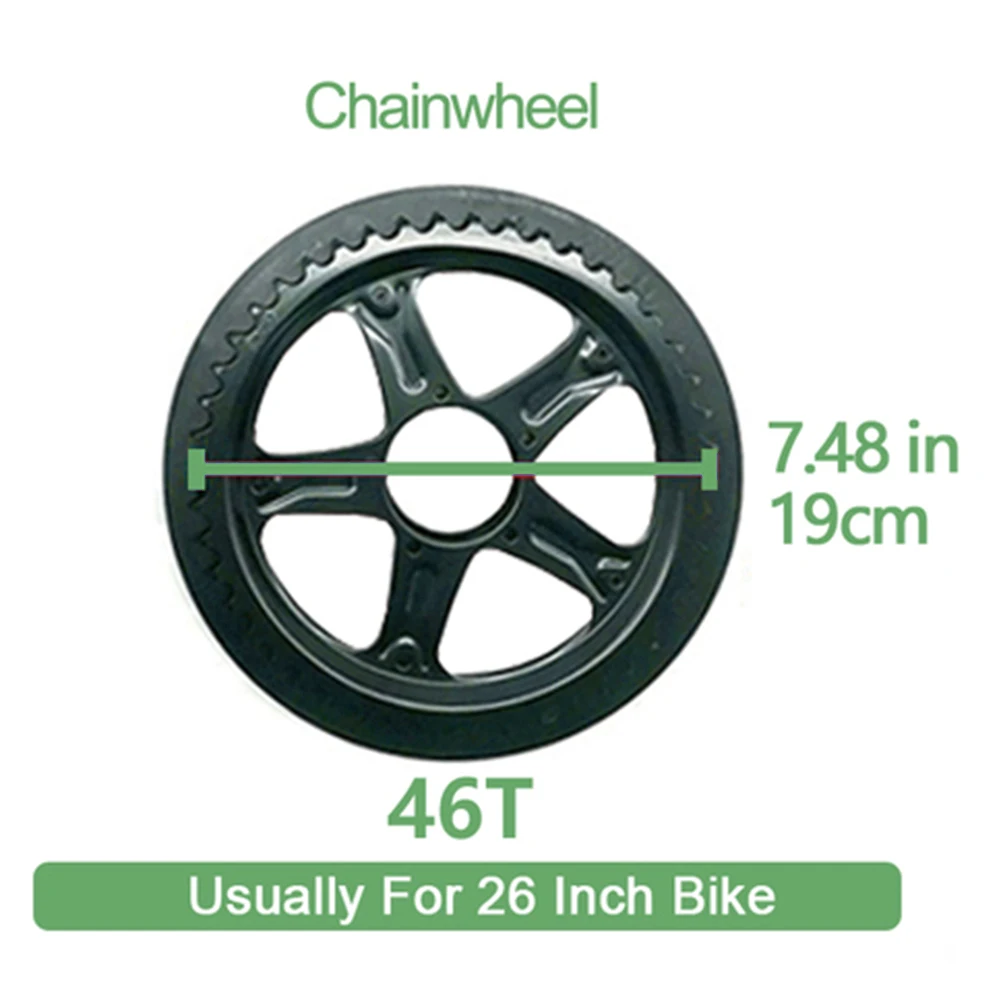 Chainwheel Sprocket Black Cycling Electric Bicycles For Bafang Lightweight MidDrive Motor Steel + ABS Brand New
Chainwheel Sprocket Black Cycling Electric Bicycles For Bafang Lightweight MidDrive Motor Steel + ABS Brand New