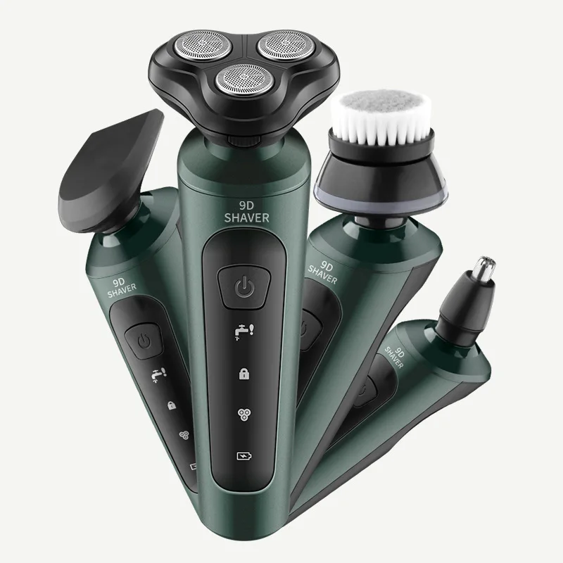 4 in1 Multifunction Electric Shaver Wet Dry Use Beard Trimmer Rechargeable Shaver For Men Barber Shaving Machine Electric Razor
4 in1 Multifunction Electric Shaver Wet Dry Use Beard Trimmer Rechargeable Shaver For Men Barber Shaving Machine Electric Razor