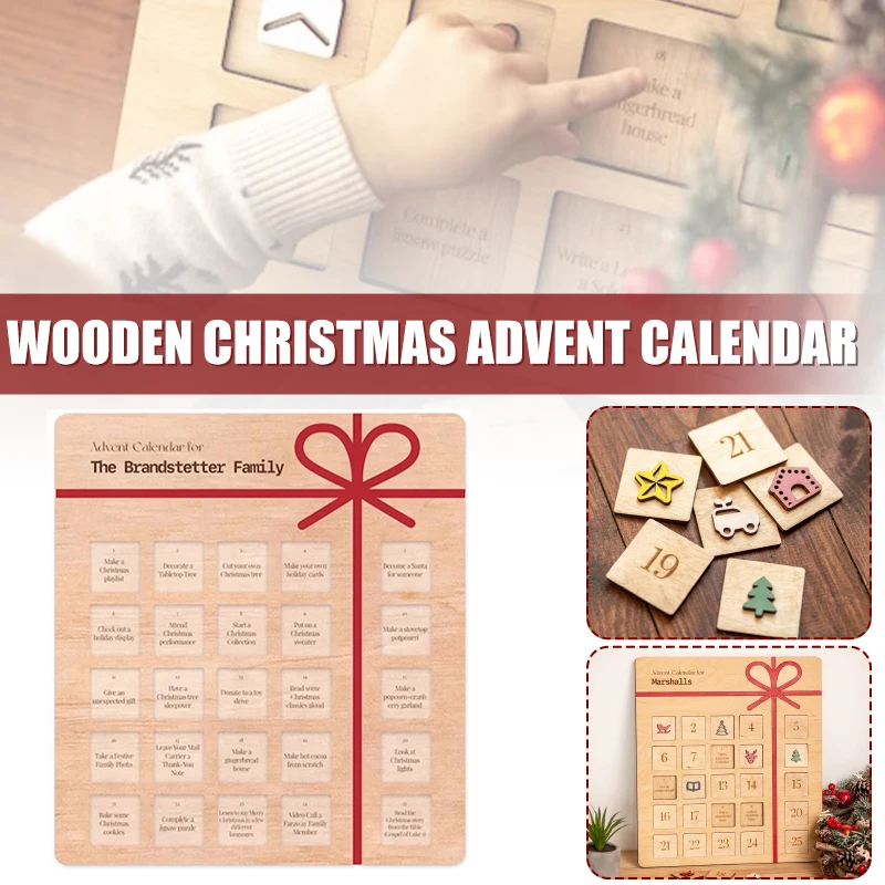 Christmas Wooden Advent Calendar Countdown Advent Calendar Table Desk Decoration Xmas Decor Festival Gifts For Boy Girls
Christmas Wooden Advent Calendar Countdown Advent Calendar Table Desk Decoration Xmas Decor Festival Gifts For Boy Girls