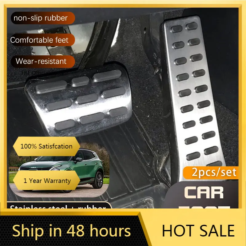 Stainless Steel Car-Styling Pedal For Kia Sportage NQ5 2022 2023 Brake Accelerator Non-slip No Drilling Pedal Cover Parts AT MT
Stainless Steel Car-Styling Pedal For Kia Sportage NQ5 2022 2023 Brake Accelerator Non-slip No Drilling Pedal Cover Parts AT MT