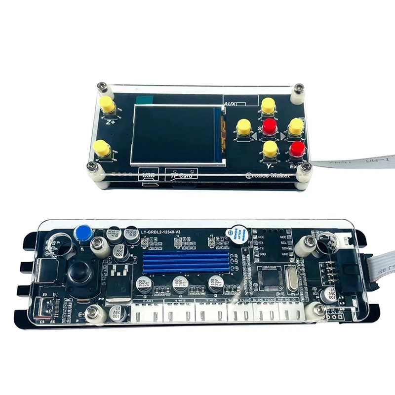GRBL 32 Bit Type-C Port Engraving Machine Control Board 2-Axis Integrated Driver, Offline Controller For Engraver
GRBL 32 Bit Type-C Port Engraving Machine Control Board 2-Axis Integrated Driver, Offline Controller For Engraver