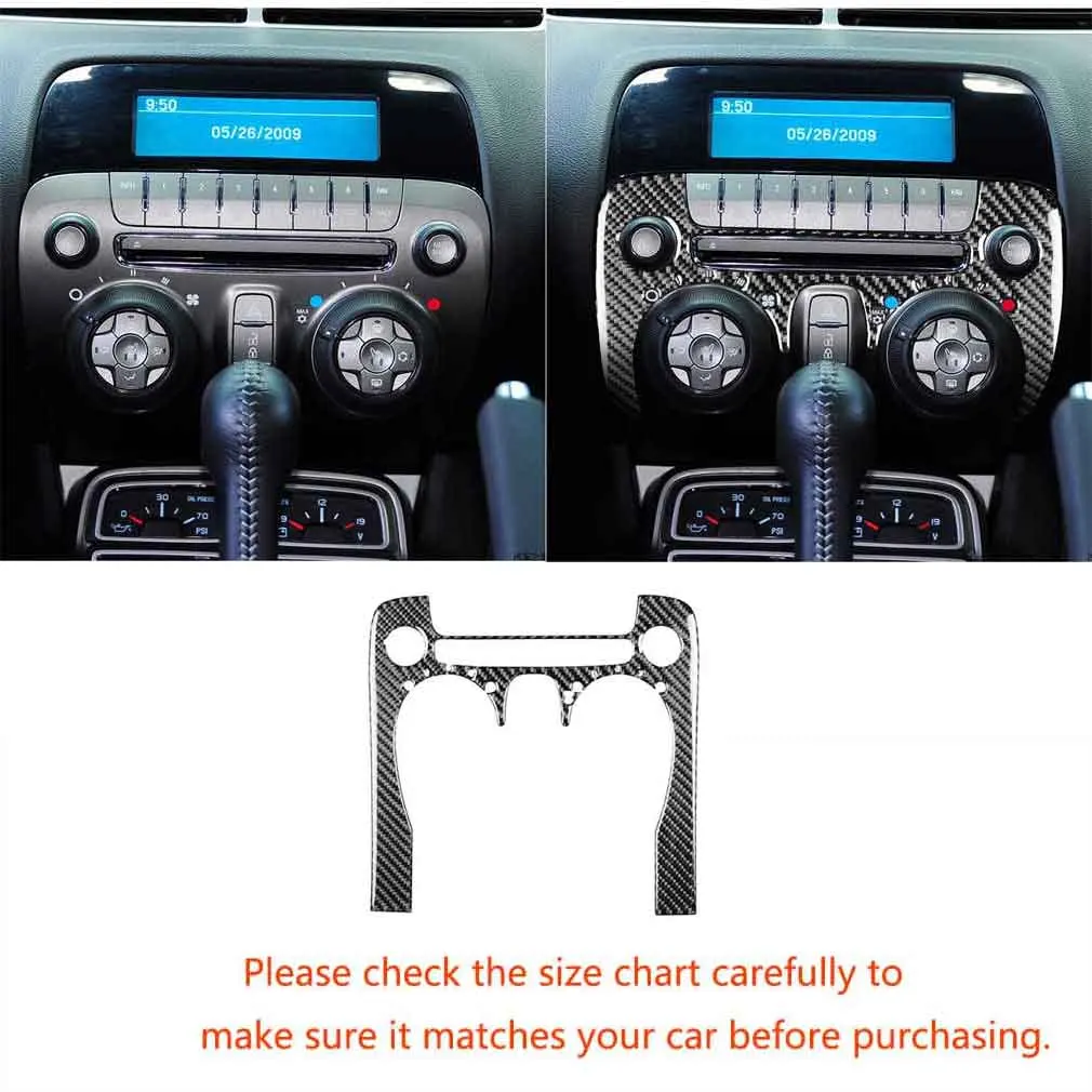 For Chevrolet Camaro 2010-2015 Carbon Fiber Console AC Switch Panel Frame Cover
For Chevrolet Camaro 2010-2015 Carbon Fiber Console AC Switch Panel Frame Cover